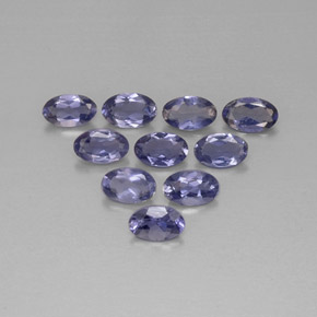  ct natürliche blauer Iolith-Edelsteine, Oval Schliff, VS