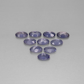  ct natürliche blauer Iolith-Edelsteine, Oval Schliff, VS