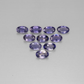  ct natürliche blauer Iolith-Edelsteine, Oval Schliff, VS