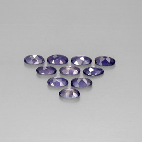  ct natürliche blauer Iolith-Edelsteine, Oval Schliff, VS