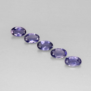  ct natürliche blauer Iolith-Edelsteine, Oval Schliff, VS
