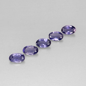  ct natürliche blauer Iolith-Edelsteine, Oval Schliff, VS