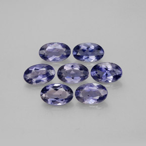  ct natürliche blauer Iolith-Edelsteine, Oval Schliff, VS