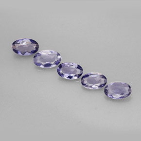 ct natürliche blauer Iolith-Edelsteine, Oval Schliff, VS