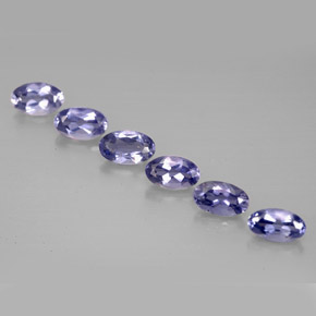  ct natürliche blauer Iolith-Edelsteine, Oval Schliff, VS