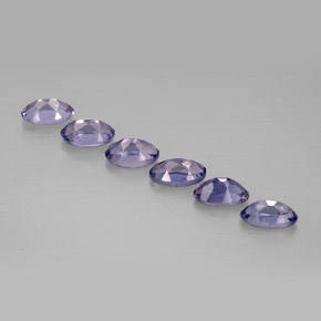  ct natürliche blauer Iolith-Edelsteine, Oval Schliff, VS