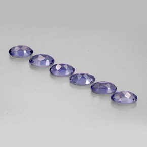  ct natürliche blauer Iolith-Edelsteine, Oval Schliff, VS