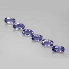  ct natürliche blauer Iolith-Edelsteine, Oval Schliff, VS