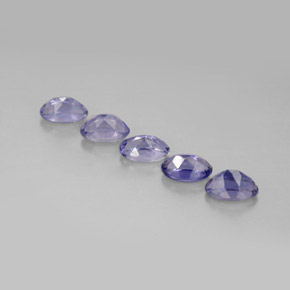  ct natürliche blauer Iolith-Edelsteine, Oval Schliff, VS