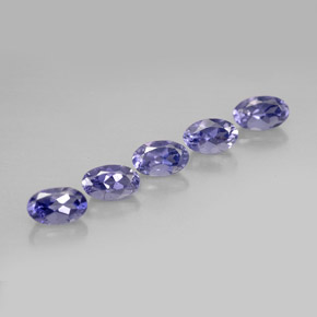  ct natürliche blauer Iolith-Edelsteine, Oval Schliff, VS