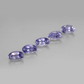  ct natürliche violett-blau Iolith-Edelsteine, Oval Schliff, VS