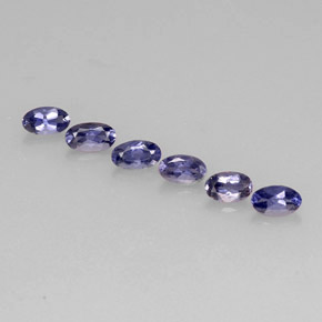  ct natürliche blauer Iolith-Edelsteine, Oval Schliff, VS