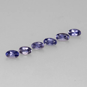  ct natürliche blauer Iolith-Edelsteine, Oval Schliff, VS