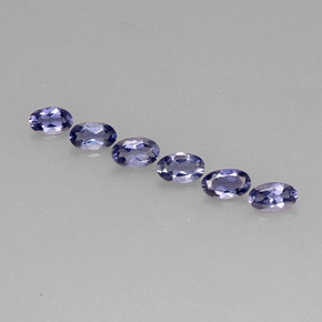  ct natürliche blauer Iolith-Edelsteine, Oval Schliff, VS