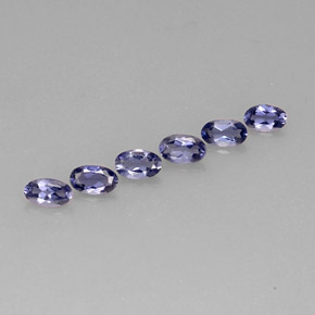  ct natürliche blauer Iolith-Edelsteine, Oval Schliff, VS