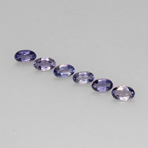  ct natürliche blauer Iolith-Edelsteine, Oval Schliff, VS