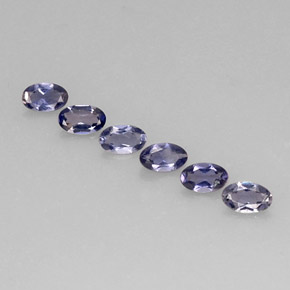  ct natürliche blauer Iolith-Edelsteine, Oval Schliff, VS
