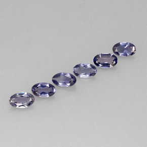  ct natürliche blauer Iolith-Edelsteine, Oval Schliff, VS