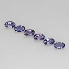  ct natürliche blauer Iolith-Edelsteine, Oval Schliff, VS