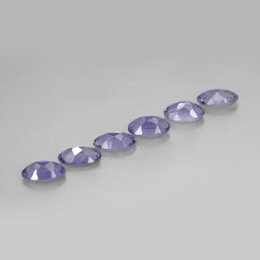  ct natürliche blauer Iolith-Edelsteine, Oval Schliff, VS