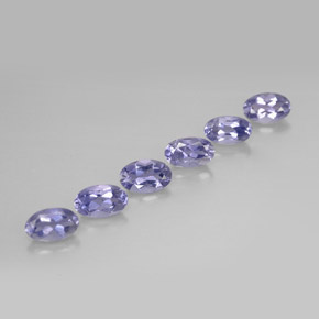  ct natürliche violett-blau Iolith-Edelsteine, Oval Schliff, VS