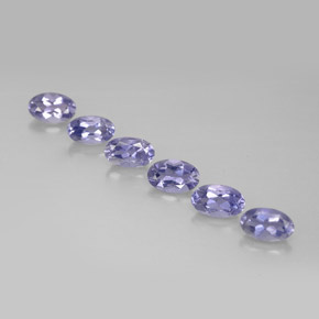  ct natürliche violett-blau Iolith-Edelsteine, Oval Schliff, VS