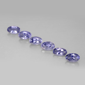  ct natürliche blauer Iolith-Edelsteine, Oval Schliff, VS