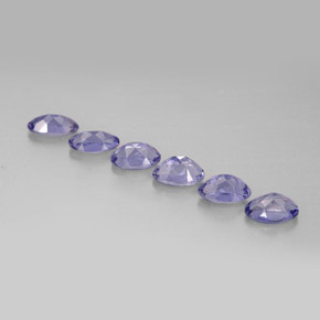  ct natürliche blauer Iolith-Edelsteine, Oval Schliff, VS