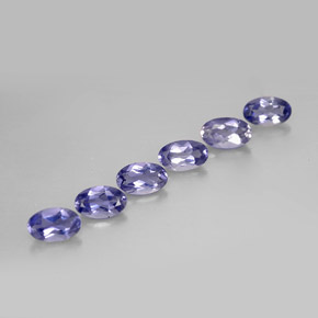  ct natürliche blauer Iolith-Edelsteine, Oval Schliff, VS