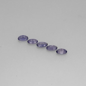  ct natürliche blauer Iolith-Edelsteine, Oval Schliff, VS