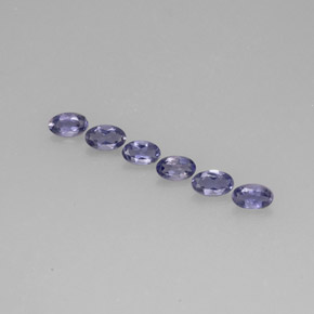  ct natürliche blauer Iolith-Edelsteine, Oval Schliff, VS