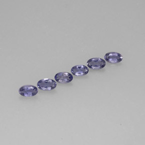  ct natürliche blauer Iolith-Edelsteine, Oval Schliff, VS
