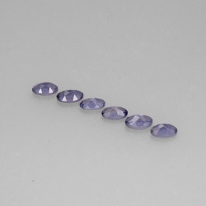  ct natürliche blauer Iolith-Edelsteine, Oval Schliff, VS