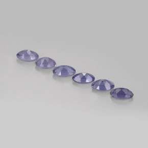  ct natürliche blauer Iolith-Edelsteine, Oval Schliff, VS