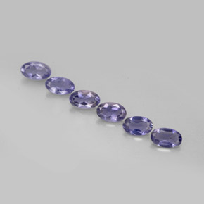  ct natürliche blauer Iolith-Edelsteine, Oval Schliff, VS