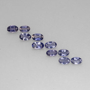  ct natürliche blauer Iolith-Edelsteine, Oval Schliff, VS