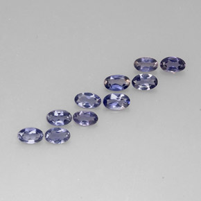  ct natürliche blauer Iolith-Edelsteine, Oval Schliff, VS
