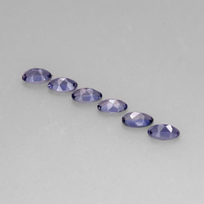  ct natürliche blauer Iolith-Edelsteine, Oval Schliff, VS