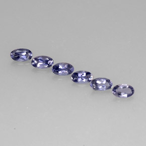  ct natürliche blauer Iolith-Edelsteine, Oval Schliff, VS