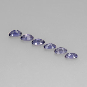  ct natürliche blauer Iolith-Edelsteine, Oval Schliff, VS