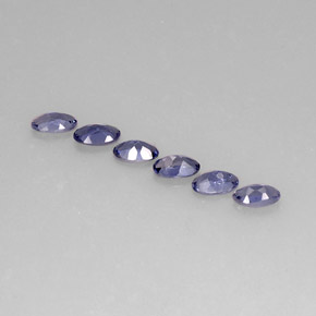  ct natürliche blauer Iolith-Edelsteine, Oval Schliff, VS