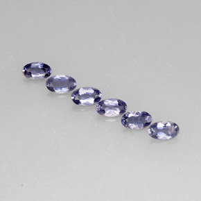  ct natürliche blauer Iolith-Edelsteine, Oval Schliff, VS