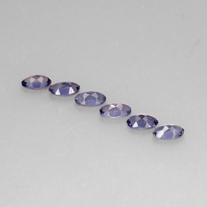  ct natürliche blauer Iolith-Edelsteine, Oval Schliff, VS