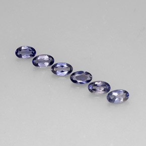  ct natürliche blauer Iolith-Edelsteine, Oval Schliff, VS