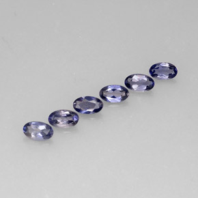  ct natürliche blauer Iolith-Edelsteine, Oval Schliff, VS