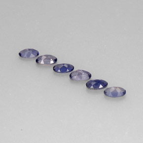  ct natürliche blauer Iolith-Edelsteine, Oval Schliff, VS