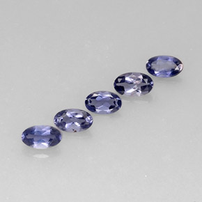  ct natürliche blauer Iolith-Edelsteine, Oval Schliff, VS