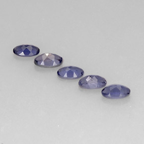  ct natürliche blauer Iolith-Edelsteine, Oval Schliff, VS