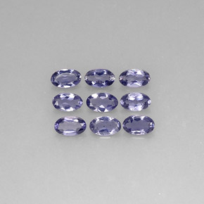  ct natürliche blauer Iolith-Edelsteine, Oval Schliff, VS