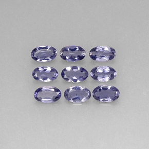  ct natürliche blauer Iolith-Edelsteine, Oval Schliff, VS